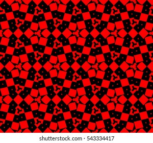 Abstract background. Red geometric seamless pattern in modern stylish. Vector seamless pattern