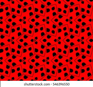 Abstract background. Red geometric seamless pattern in modern stylish. Vector seamless pattern