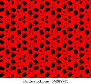 Abstract background. Red geometric seamless pattern in modern stylish. Vector seamless pattern