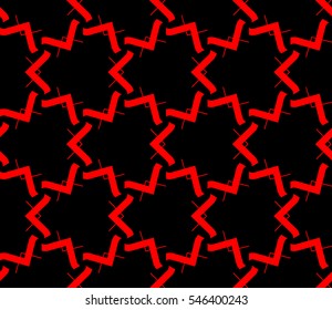 Abstract background. Red geometric seamless pattern in modern stylish. Vector seamless pattern