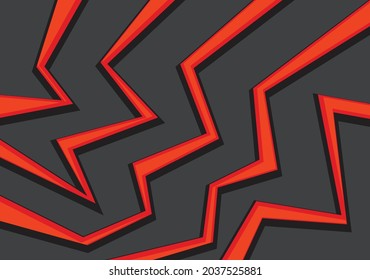Abstract background with red gradient polygonal lines pattern