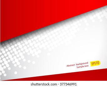 Abstract background with red and gray lines