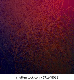 abstract background with red hair