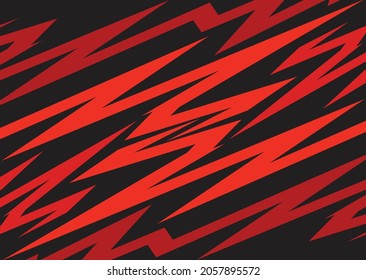 Abstract background with red jagged zigzag line pattern