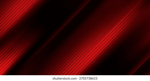 Fundo abstrato com linhas de laser vermelhas. conceito de tecnologia futurista