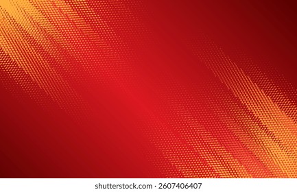 Abstract Background with Red Light and Stripes. Raster Illustration