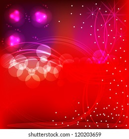 abstract background red line curve