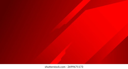 Abstrakter Hintergrund Rote Liniengeschwindigkeit mit Technologiekonzept für Vorlage, Poster, Tapete, Flyer-Design. Vektorgrafik	