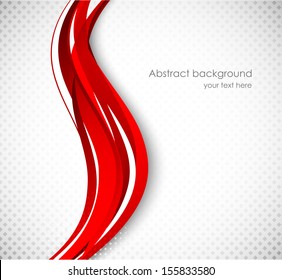 Abstract background with red lines