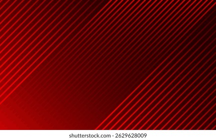 Fundo abstrato com linhas vermelhas. Vetor Eps10