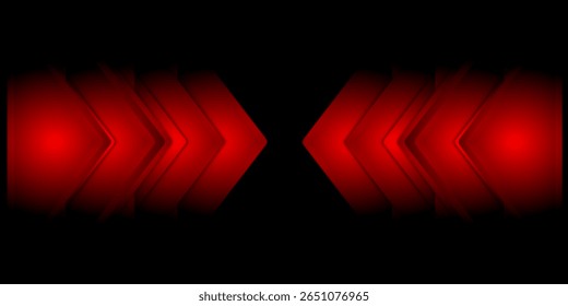 Abstract background with red lines and transitions. Technologies. Vector. EPS10
