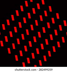 Abstract background in red on black