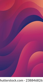 Resumen El color naranja rojo de fondo con líneas onduladas y gradientes es un activo versátil adecuado para varios proyectos de diseño como sitios web, presentaciones, materiales impresos, publicaciones en medios sociales 