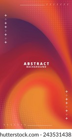 Abstract Background red orange color with Blurred Image is a  visually appealing design asset for use in advertisements, websites, or social media posts to add a modern touch to the visuals.