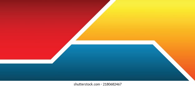 Abstract Background Red, Orange And Dark Blue. Can Be Used For All Needs Of Two Dimensional Background