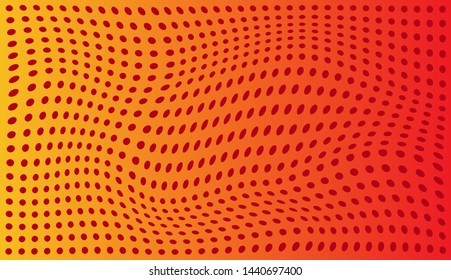 Abstract background red orange illustration.