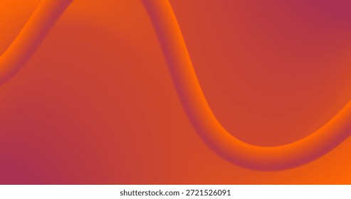 Abstract background Red orange yellow colors Gradient Copy Space with Fluid Lines