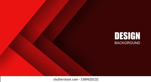 Abstract background. Red background overlap layer on gradient colors. vector.
