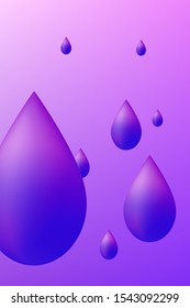 Abstract background red pink purple blue background design. Geometric drops and light effect. Motion minimal concept