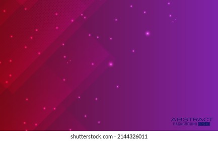 Abstract background with red and purple gradient shiny circles