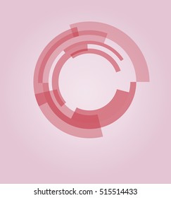 Abstract background with red rectangles