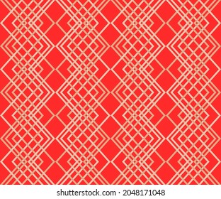 abstract background. red seamless pattern. vector illustration. decoration, banner, dress, jersey, fashion, phone case, cloth table, etc