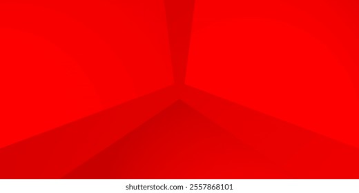 Abstract background Red shape with technology concept for template, poster, wallpaper, flyer design. Vector illustration	