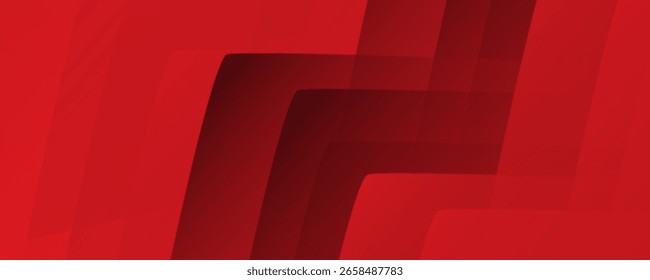 Fundo abstrato Forma vermelha com conceito de tecnologia para modelo, cartaz, papel de parede, design de panfleto. Ilustração vetorial