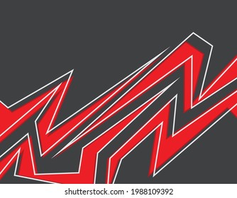 Abstract background with red sharp lines pattern