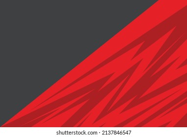 Abstract background with red sharp and zigzag line pattern and with some copy space area