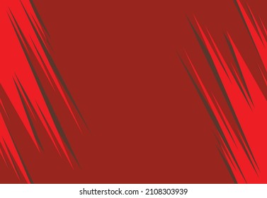 Abstract Background With Red Slash Lines Pattern And Some Copy Space Area