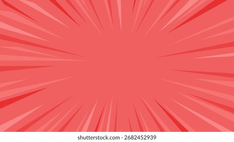 Abstract background with red speed lines