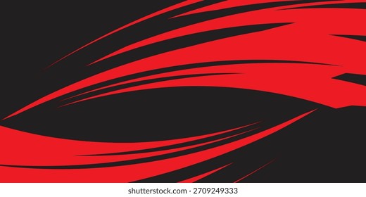 Abstract background with red spikes and zigzag line pattern and some copy space area
