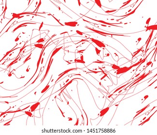 abstract background with red splash ink vector.eps10