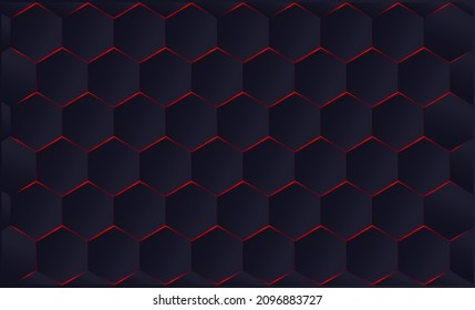 Abstract background, Red tone, Arrow overlap slide concept design.
