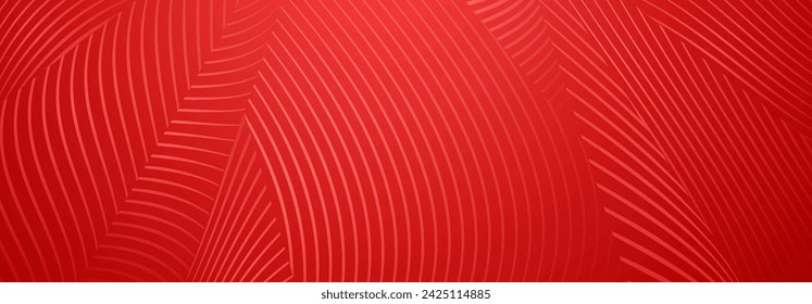 Abstract background in red tones made of striped surfaces