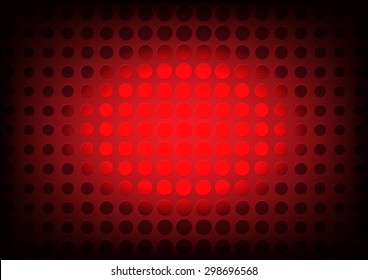 Abstract background red traffic light with circle texture with shadows vector illustration.