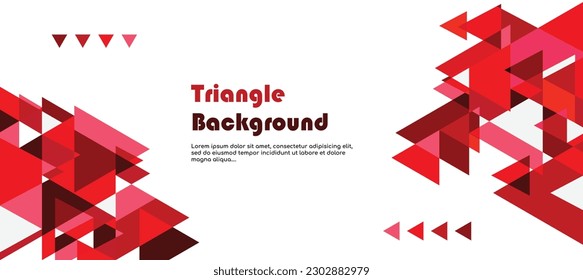 abstract background 
with red triangle 
geometric shapes