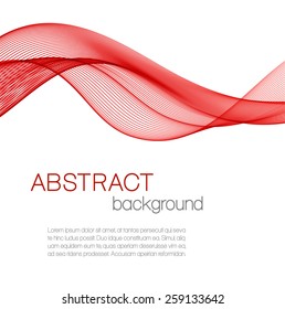 Abstract Background With Red Wave