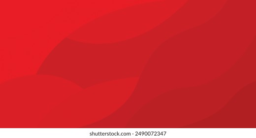 Abstract background with red wavy dynamic shapes. Trendy minimal abstract background, vector, illustration