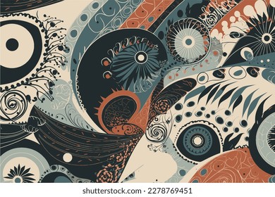 abstract background with red white and blue pattern