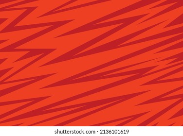Fondo abstracto con patrón de línea de zigzag rojo 