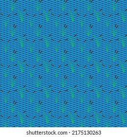 Fondo abstracto con una destilación en la ilustración del vector sin costura de agua