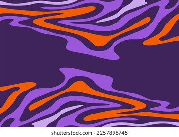 Abstract background with reflective colorful wavy line pattern