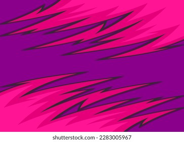 Abstract background with reflective curved spike pattern