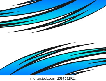 Abstract background with reflective curved spike pattern and with some copy space area