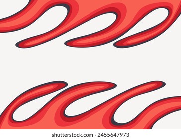 Fondo Abstractas con patrón de líneas onduladas de degradado reflectante