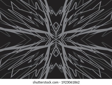 Abstract background with reflective grey geometric pattern theme
