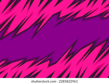 Abstract background with reflective jagged edge pattern and with some copy space area