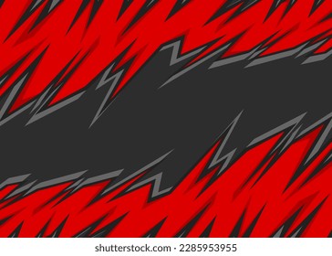 Abstract background with reflective jagged edge pattern and with some copy space area